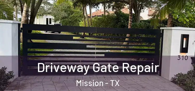 Driveway Gate Repair Mission - TX