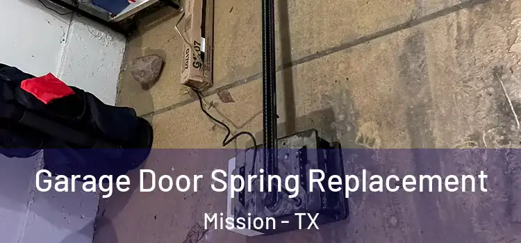  Garage Door Spring Replacement Mission - TX