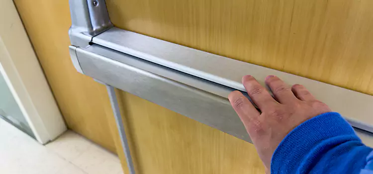 Installing a Push Bar on a Door Mission