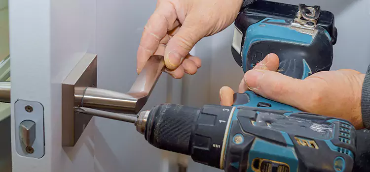 Security Door Lock Installation Mission